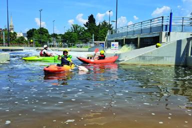 Mettre aux normes internationales la rivière sportive afin de préserver la filière de Canoë-Kayak à Cesson-Sévigné. Cela nécessitera un large financement par des partenaires publics et privés.