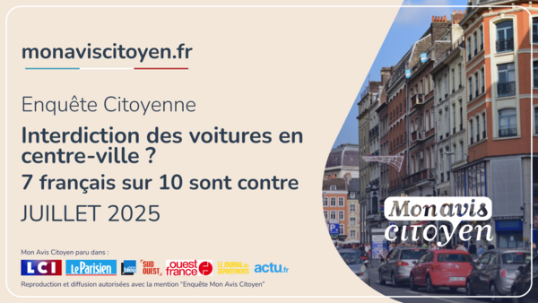 Image pour l'article 7 Français sur 10 sont contre l'interdiction de la voiture en centre-ville.