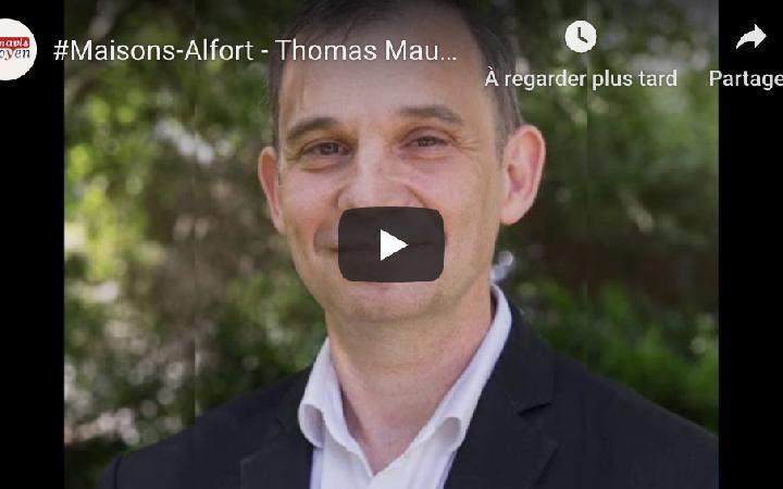 Image pour l'article Le site Renouveau Maisons-Alfort diffuse l'interview de Thomas Maubert